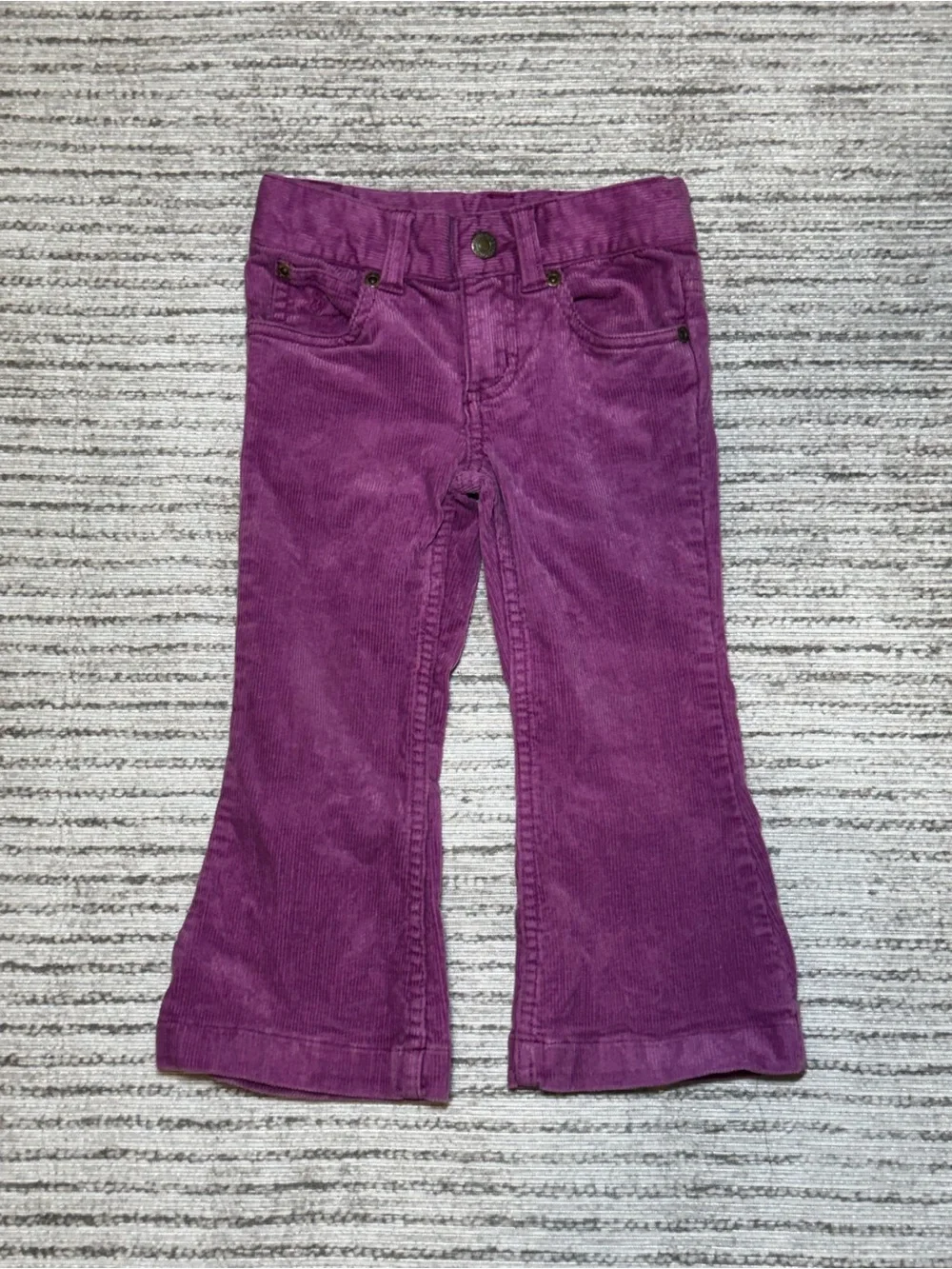 Ralph Lauren Purple Corduroy‎ Flare Pants Size 3T